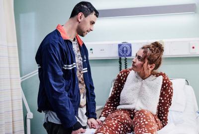 Baby daddy looks a Mary