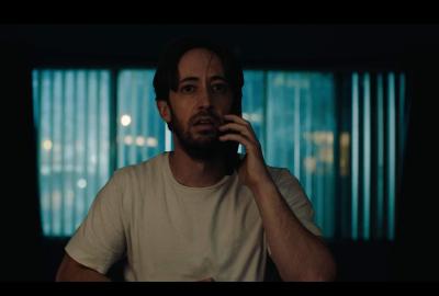 Henry looks worried as he talks on the phone