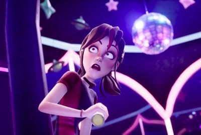 Maci turning around afraid